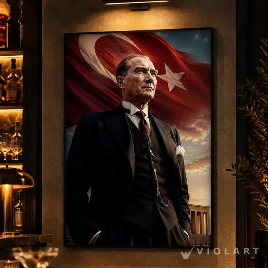 Bayrağın Gölgesinde tablosu